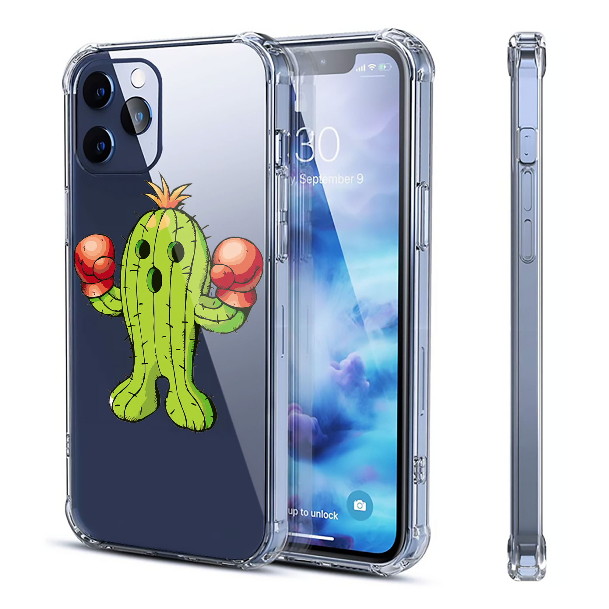 （画像用） Digimon デジタルモンスター/デジモン 【iPhone 12シリーズ対応】透明スマホケース（クリアソフトケース）